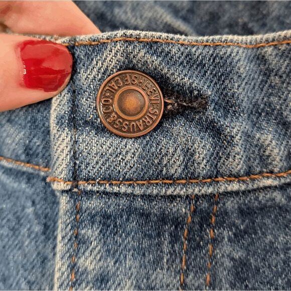 Levi's 517 Vintage 1980s Orange Tab Denim Jeans size 36 x 30 - Picture 8 of 11